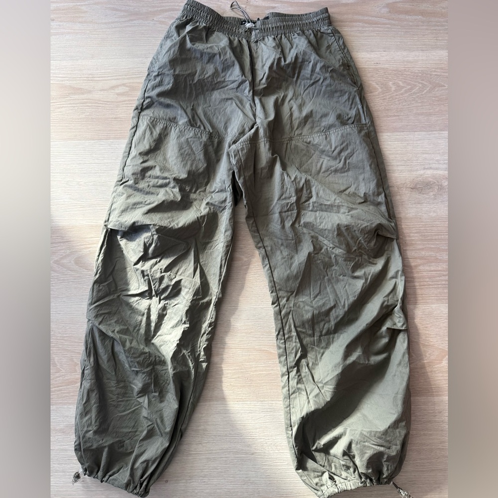 Zara Olive Cargo Pants XS